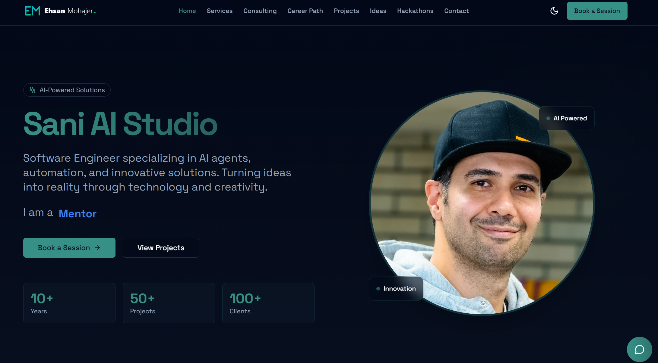 Ehsan Mohajer portfolio preview